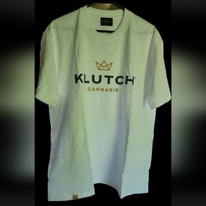 Klutch Cannabis White T-Shirt Size XL